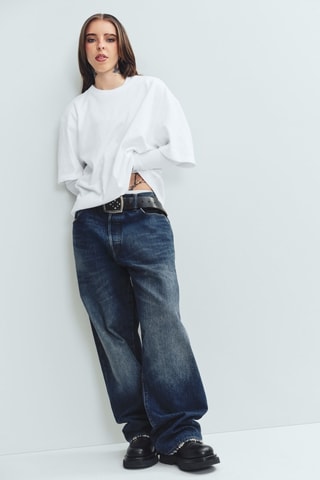 Jeans baggy - Blu scuro