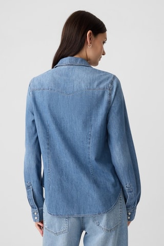 Camicia in jeans - Blu