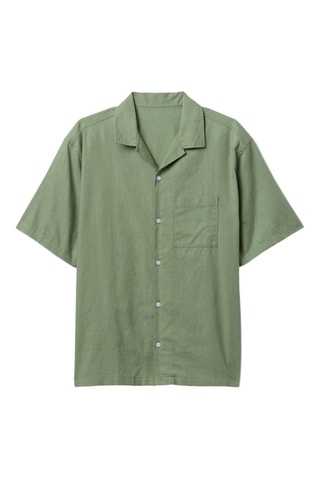 Camicia in lino - Verde