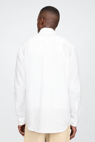 Camicia in lino - Bianco
