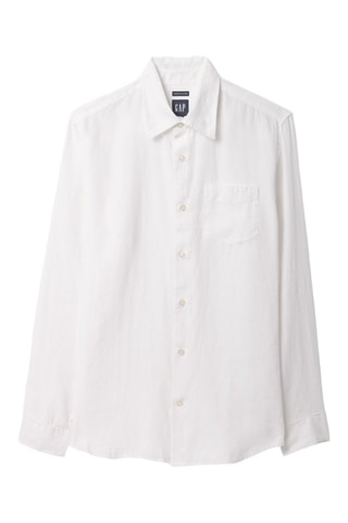 Camicia in lino - Bianco