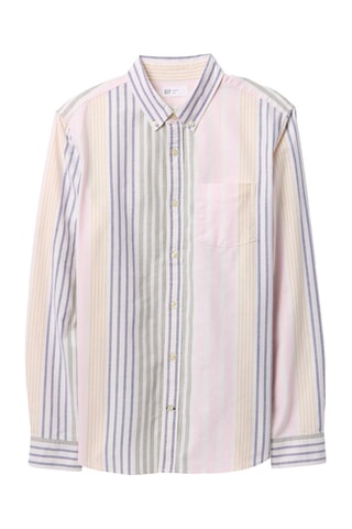 Camicia - Rosa e blu scuro