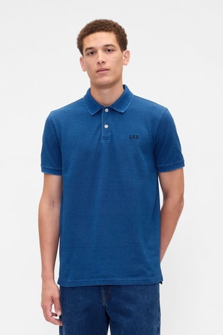 Polo relaxed - Indaco