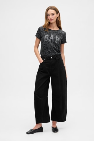 T-shirt straight - Blu