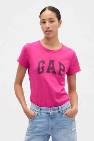T-shirt straight - Fucsia