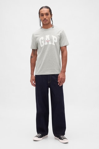 T-shirt straight - Grigio chiaro melange
