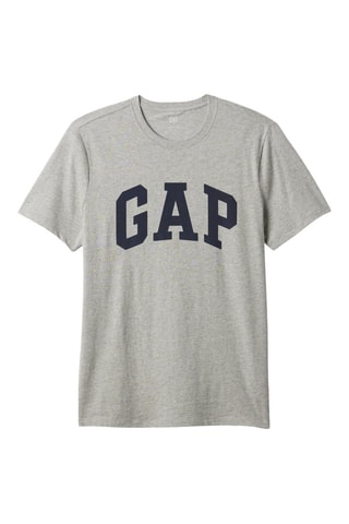T-shirt straight - Grigio melange