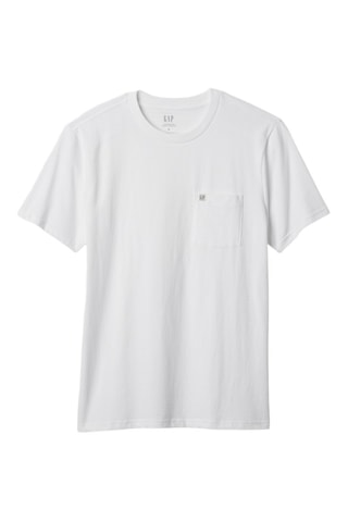 T-shirt straight in cotone bio - Bianco