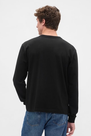 T-shirt relaxed - Nero