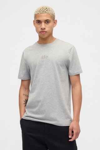 T-shirt straight - Grigio chiaro melange
