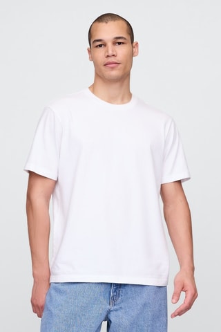 T-shirt relaxed - Bianco