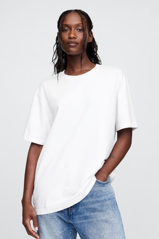 T-shirt relaxed - Bianco