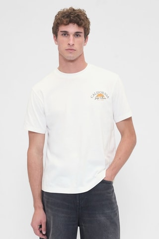 T-shirt relaxed - Bianco