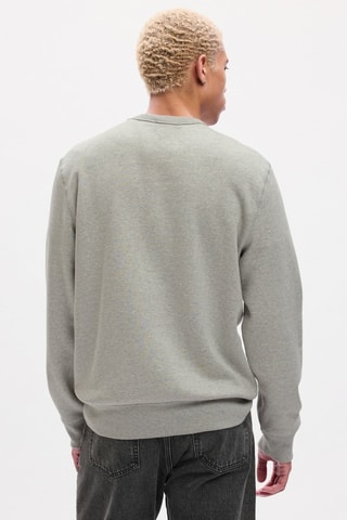 Felpa in pile - Grigio chiaro melange