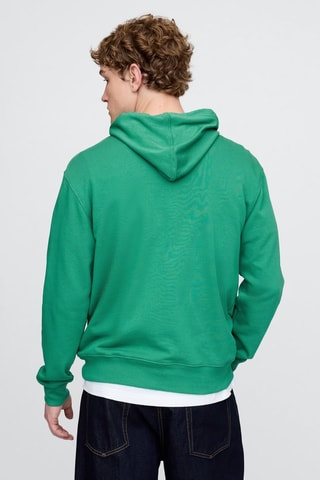 Felpa con cappuccio - Verde chiaro