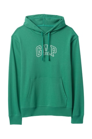 Felpa con cappuccio - Verde chiaro