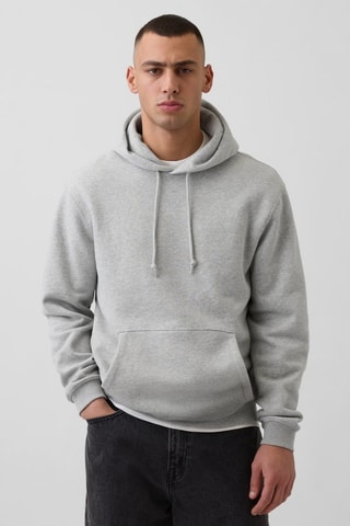 Felpa in pile - Grigio chiaro melange