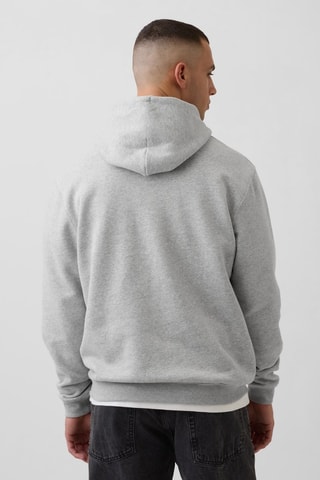 Felpa in pile - Grigio chiaro melange