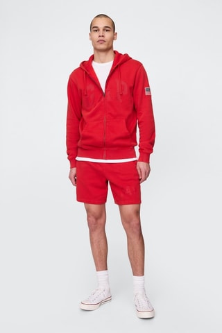 Shorts relaxed - Rosso