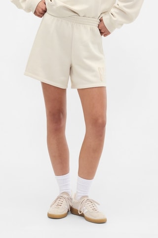Shorts in pile - Ecrù