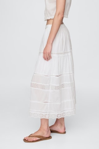 Gonna midi - Bianco