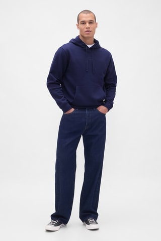 Felpa con cappuccio - Navy