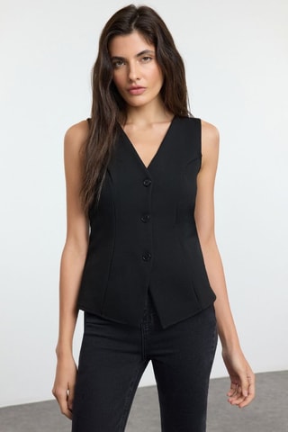 Chaleco de traje - Negro