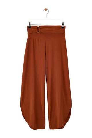 Pantalón barrel - Camel