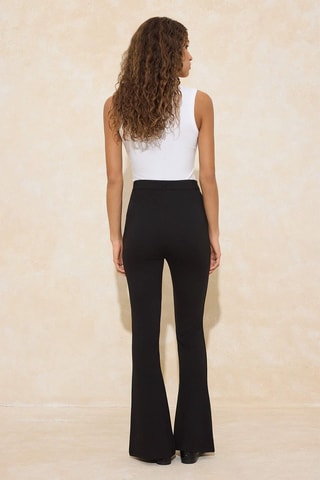 Pantalón flare - Negro