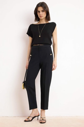 Pantalón carrot - Negro