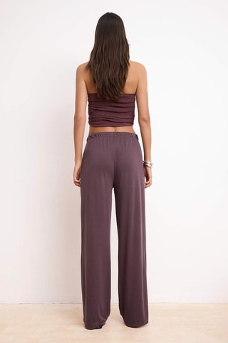 Pantalón wide leg - Violeta