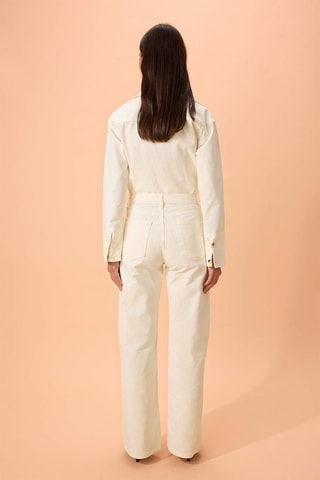 Pantalón wide leg - Blanco