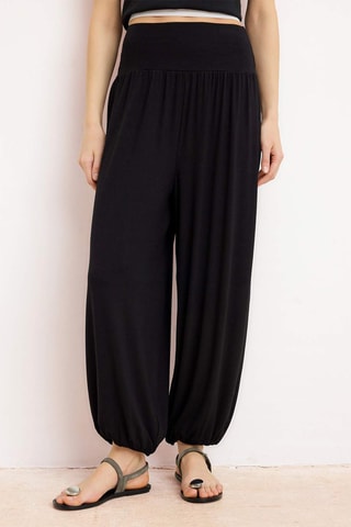 Pantalón de tiro alto - Negro