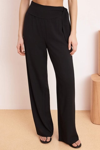 Pantalón wide leg - Negro