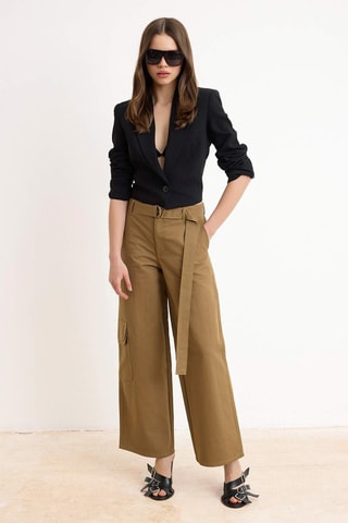 Pantalón cargo - Caqui