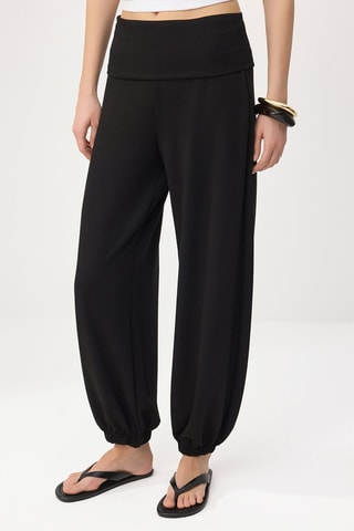 Pantalón de tiro alto - Negro