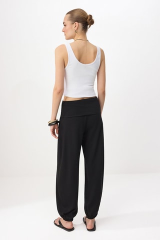Pantalón de tiro alto - Negro