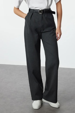 Pantalón recto - Antracita