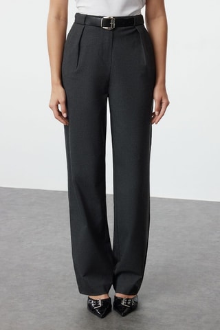 Pantalón recto - Antracita