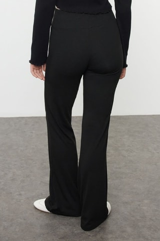 Pantalón wide leg - Negro