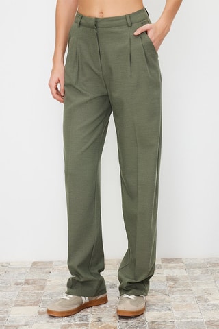 Pantalón recto - Verde