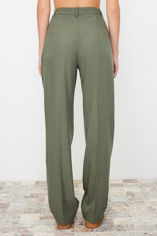 Pantalón recto - Verde