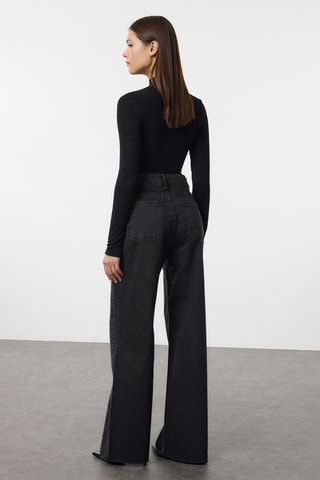 Vaquero wide leg - Negro