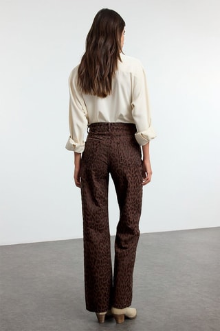 Vaquero wide leg - Marrón