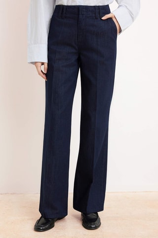 Vaquero wide leg - Azul oscuro
