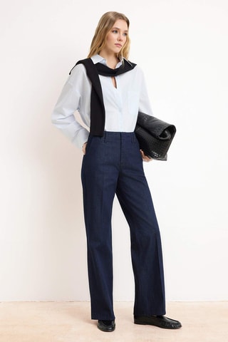 Vaquero wide leg - Azul oscuro