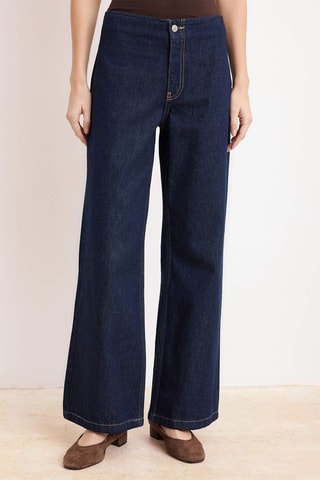 Vaquero wide leg - Azul marino