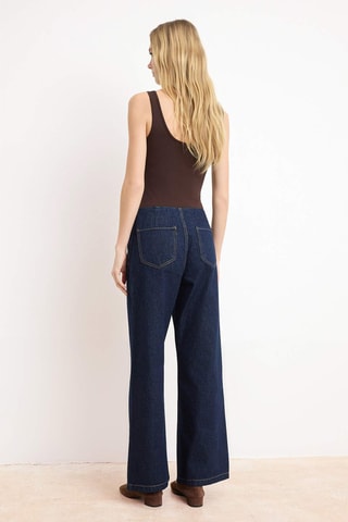 Vaquero wide leg - Azul marino