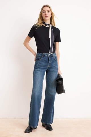 Vaquero wide leg - Azul oscuro