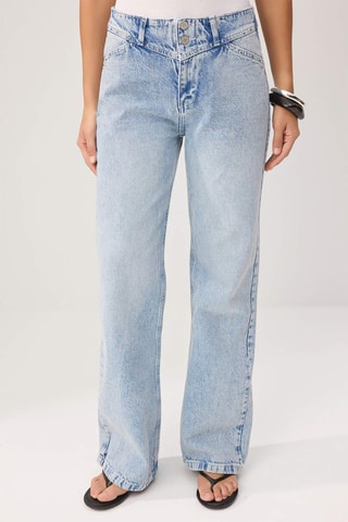 Vaquero wide leg - Celeste